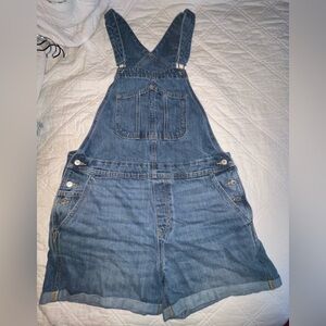 Old Navy Denim Short Overalls- Size L